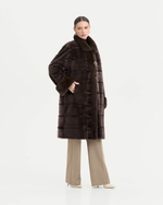 Шуба из меха норки