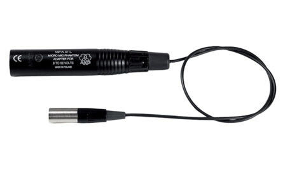AKG MPA V-L адаптер фантомного питания - переходник: XLR'папа'/L-разъём 'папа'