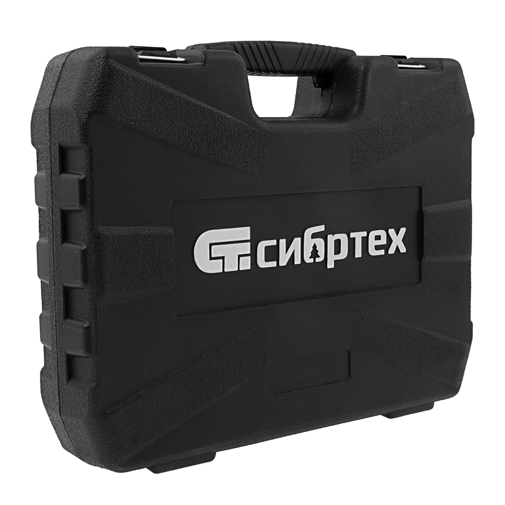 Набор инструмента, 1/2", 1/4", пластиковый кейс,94 предмета Сибртех