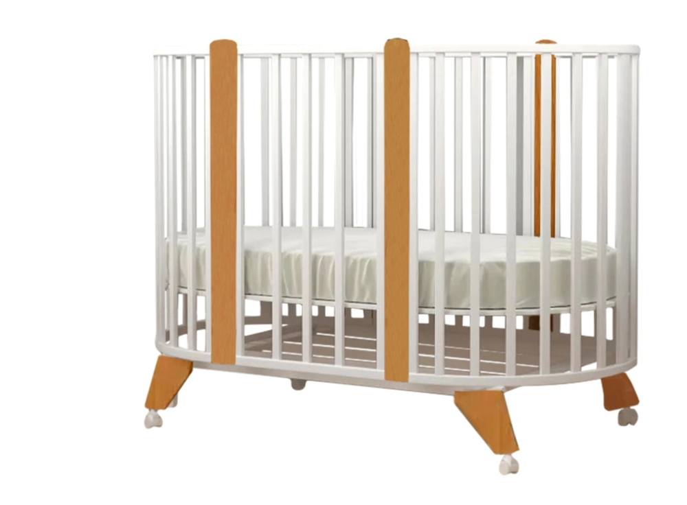 Кровать 6 в 1 СОФИЯ с универсальным маятником + 2 матраса в комплекте