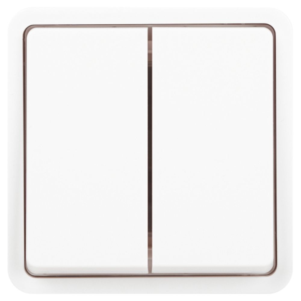 Выключатель ЭРА Эксперт 11-1524-01 двойной IP55 10АХ-250В СУ белый