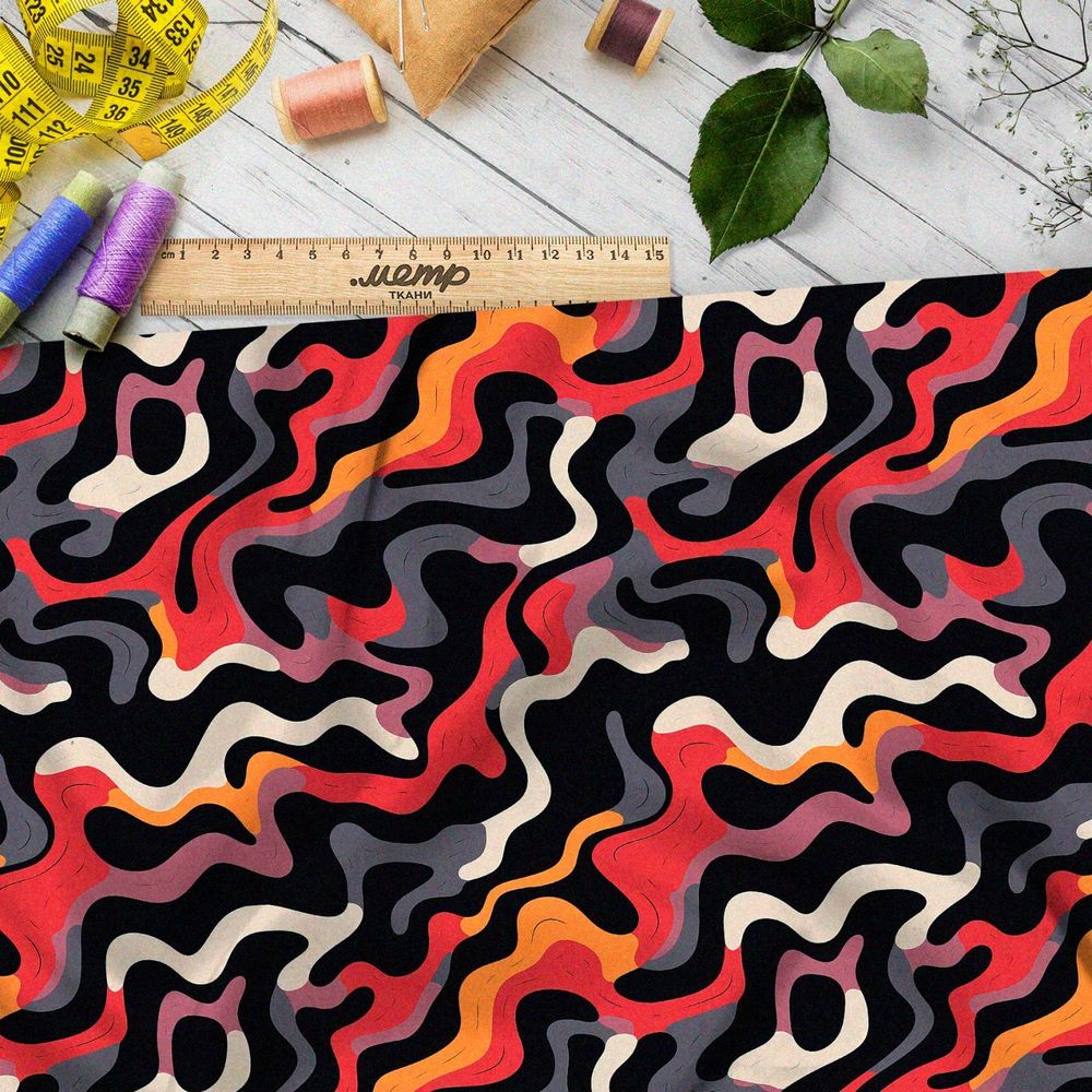 Ткань Ниагара Софт колоритные сны