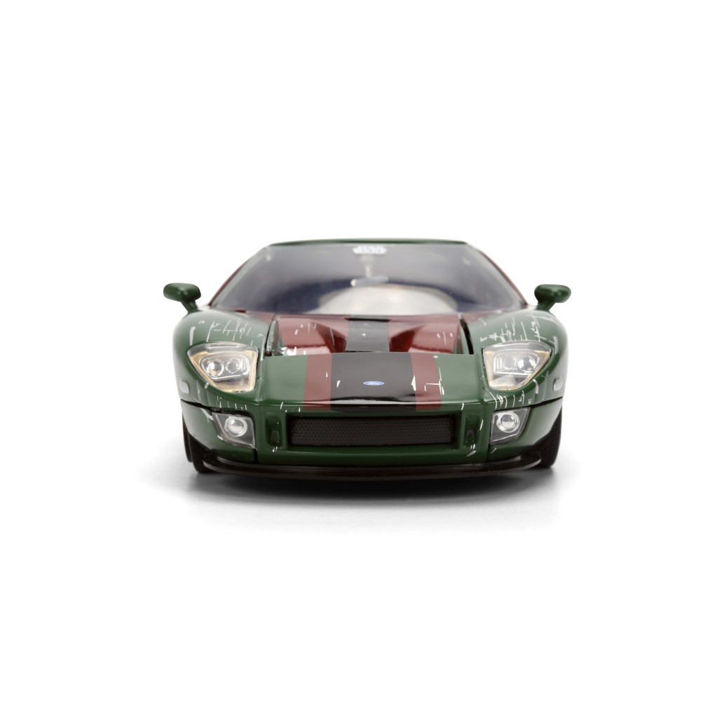 JADA Star Wars - Металлическая машина Ford GT 2005 1:24 + фигурка Боба Фетт 3369093