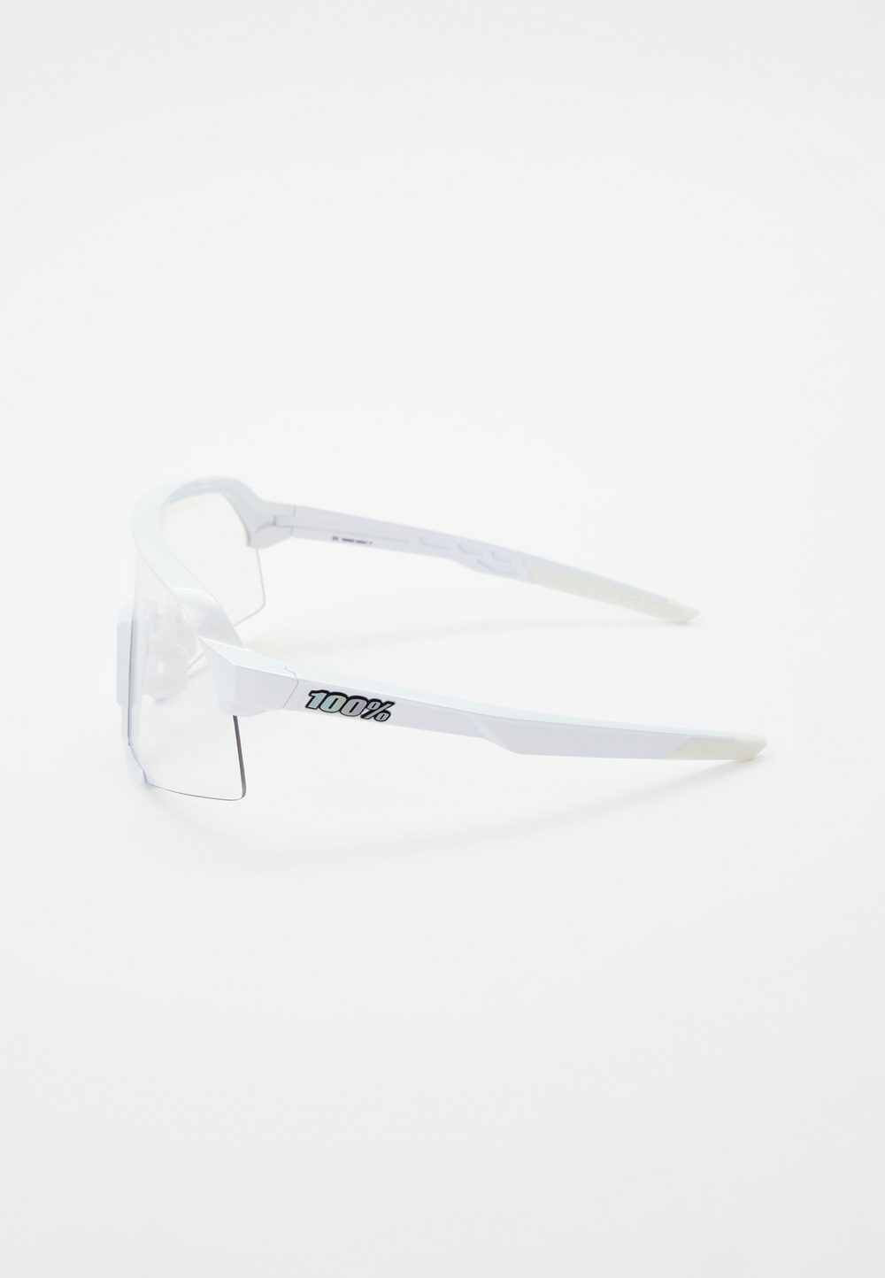 Спортивные очки с диоптриями 100% S3 LE Bastille - Pearl White Glitter - Blue Mirror Photochromic Lens