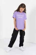 Фуфайка (футболка) для девочки Кэш-1 Виотекс ЛИЛОВЫЙ