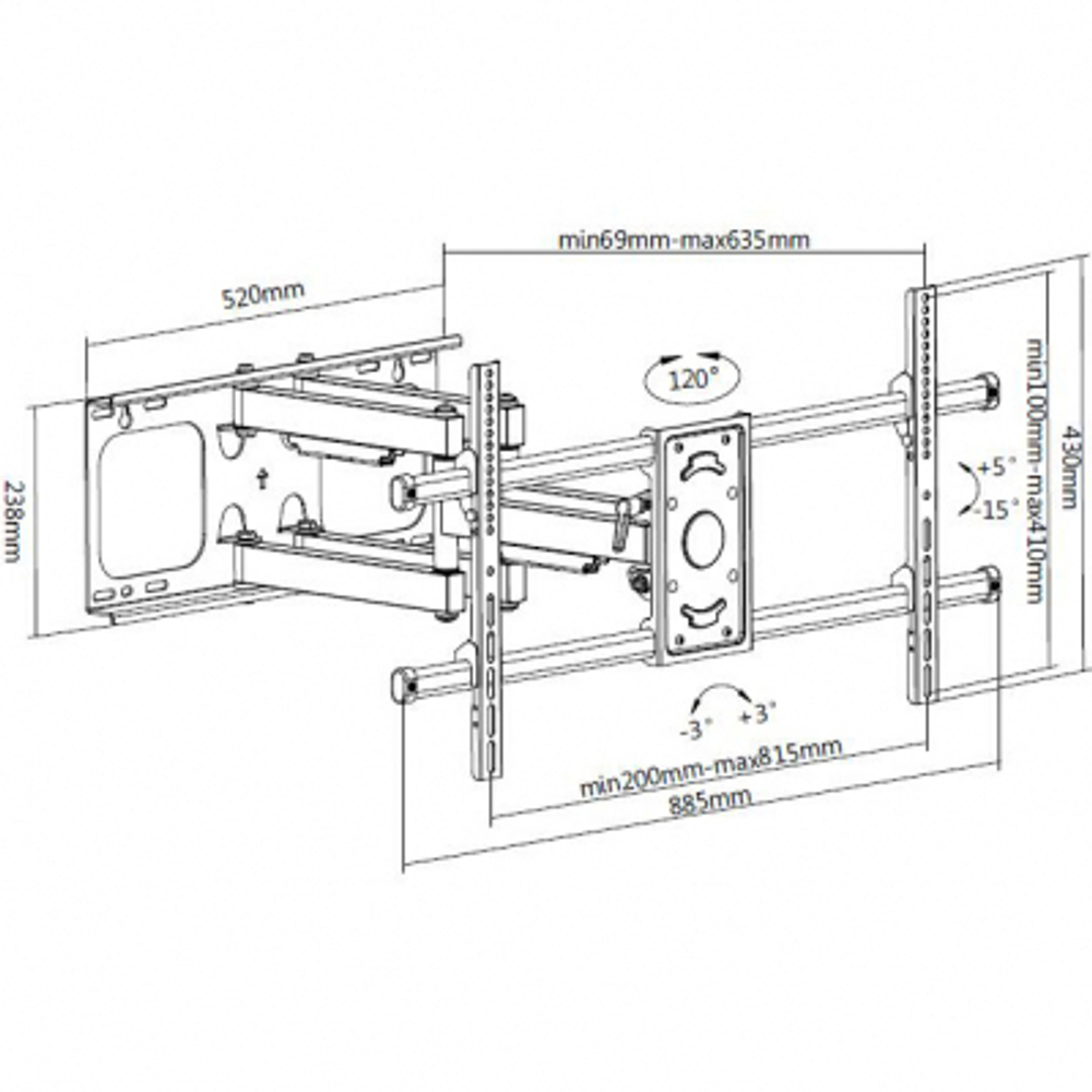 Кронштейн для телевизоров Digis DSM-P4986