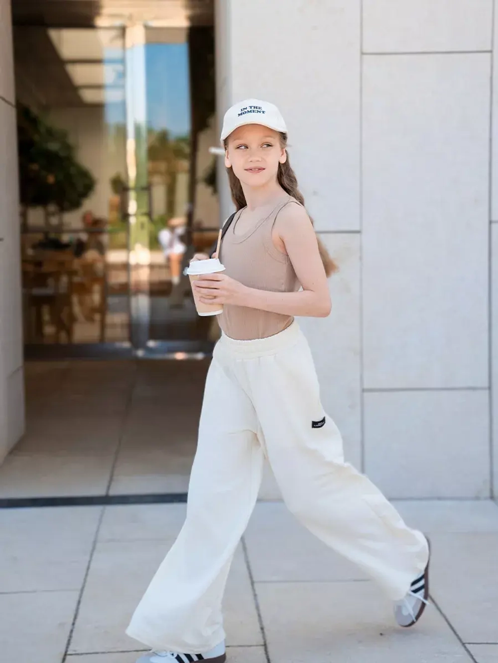 Брюки трубы детские осенние