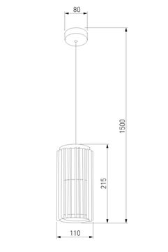 Уличный подвесной светильник 7W 3000K a072081 35189/H черный Entero Elektrostandard
