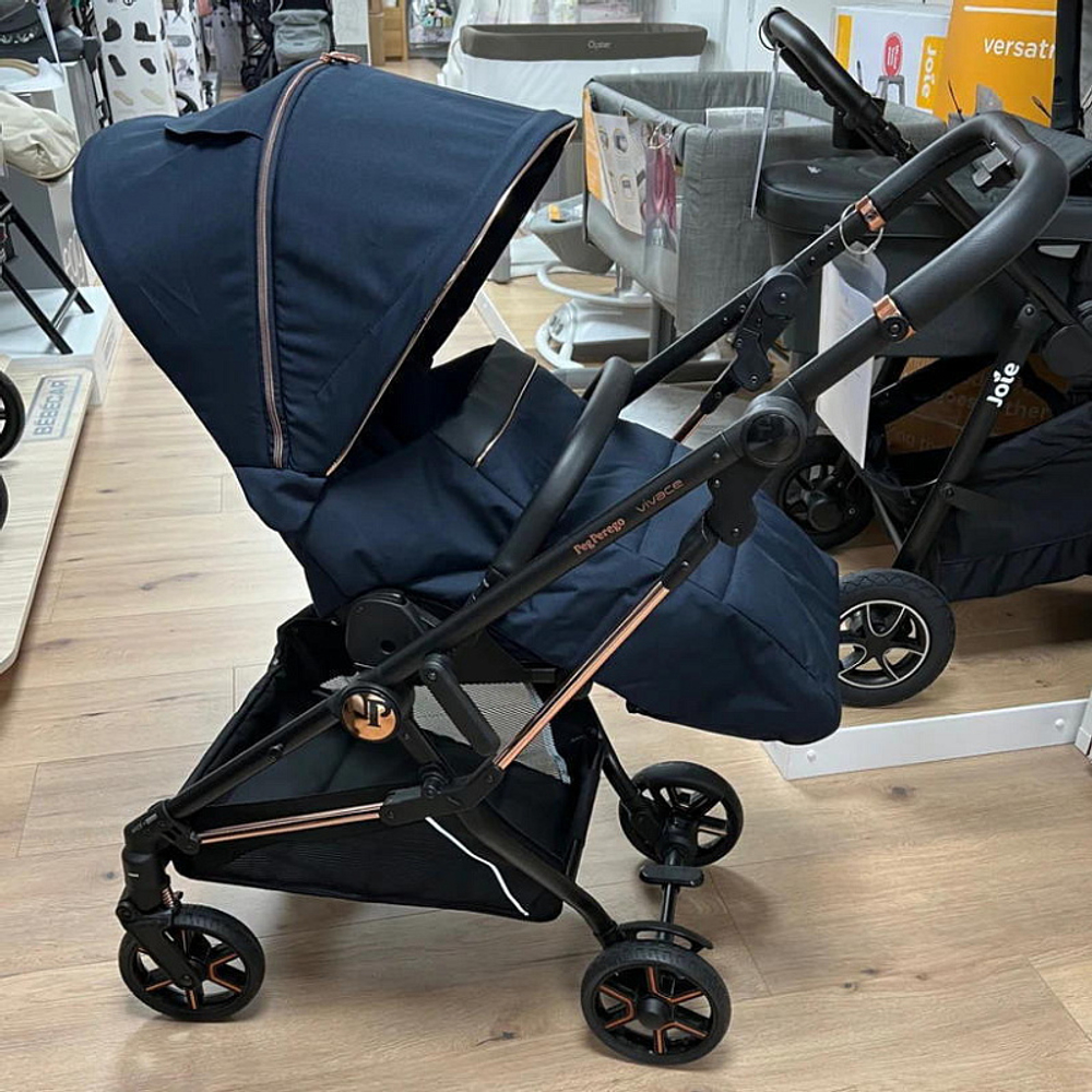 Коляска 2 в 1 Peg Perego Vivace New Culla Flex Blue Shine