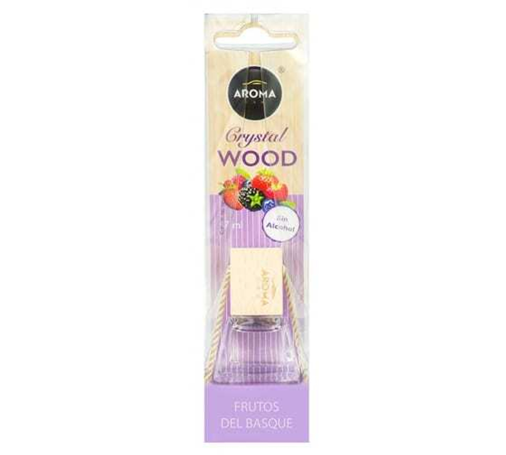 AROMA CAR Подвесной ароматизатор CRYSTAL WOOD Forest Fruits