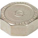 Заглушка с внутренней резьбой STOUT SFT 0027 - 1"1/4 (для стальных труб, латунь никелированная)