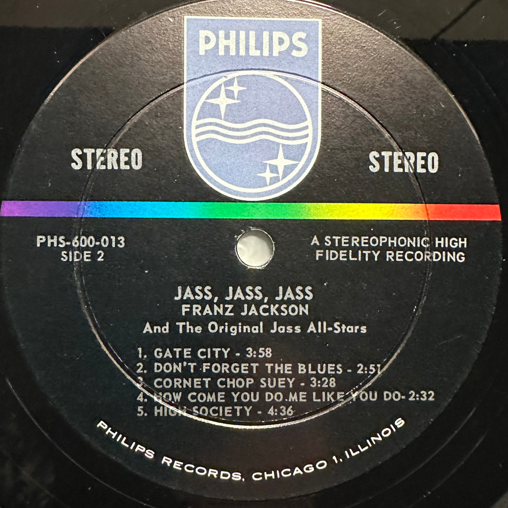 Franz Jackson And The Original Jass All-Stars - Jass, Jass, Jass (США 1962г.)
