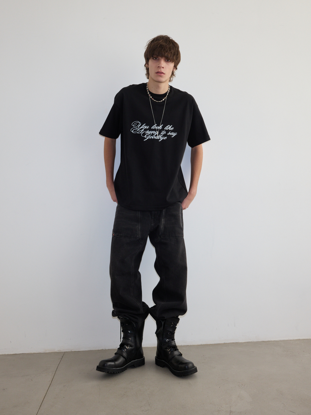 Футболка Goodbye, черная