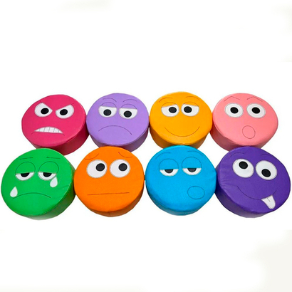 Мягкие модули Диски с эмоциями, 8 штук