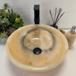 Раковина из оникса Bowl Yellow TinLip BO-62926 40*40*15 140