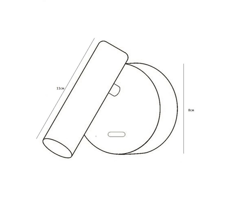 Kink Light 08070,19 Бра Алери черный Led 3W (3000K)