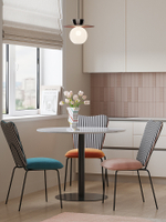 Стул pompadour, велюр, терракотовый