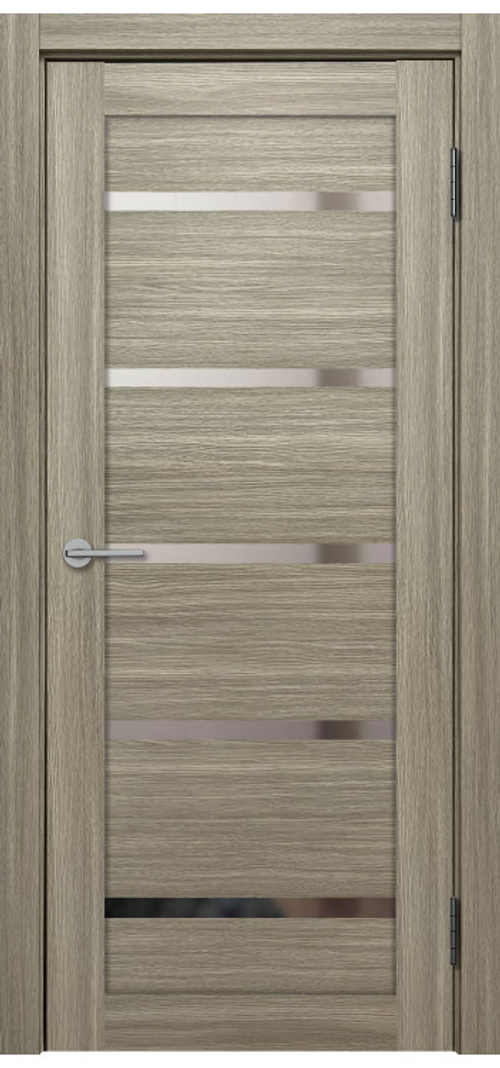 Межкомнатная дверь X-3 / Цвет Тон Неаполь / Зеркало / Двери Верда