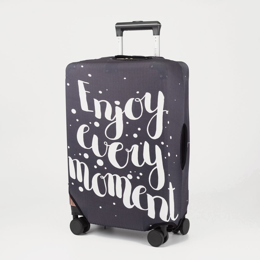 Чехол на чемодан 24", цвет чёрный, 7488349