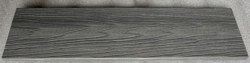 Заборная доска полнотелая двухсторонняя 3D тиснение под дерево 137*10 Цвет Серый