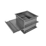 Шибер прямоугольный 400x150