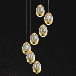 Подвесной светильник MD13003023-12A gold