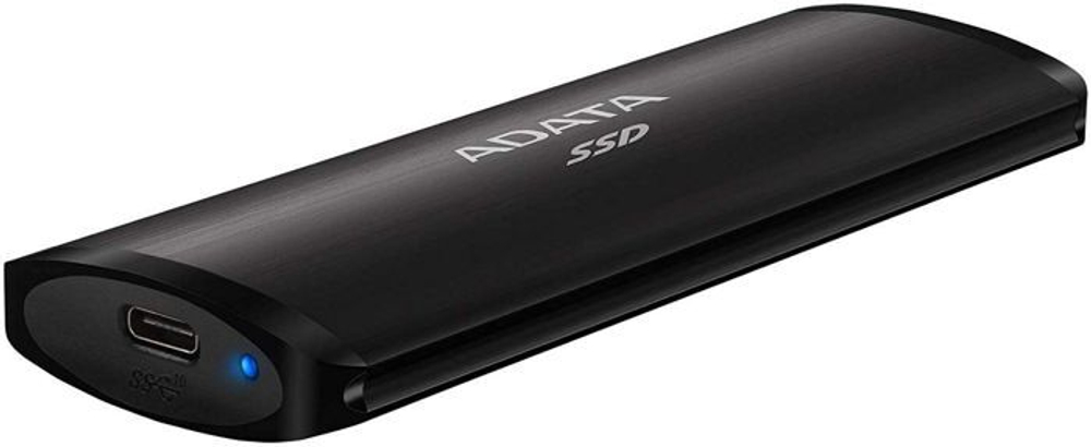 Внешний SSD USB 3.2 Gen 2 Type-C ADATA ASE760-256GU32G2-CBK
