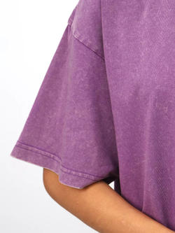 Футболка варенка с принтом оверсайз удлиненная