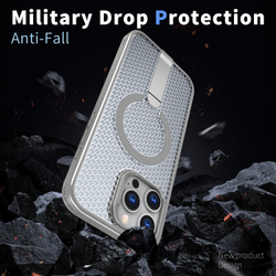 Прозрачный чехол Mesh Pro Magnetic Case для iPhone 16 Pro Max