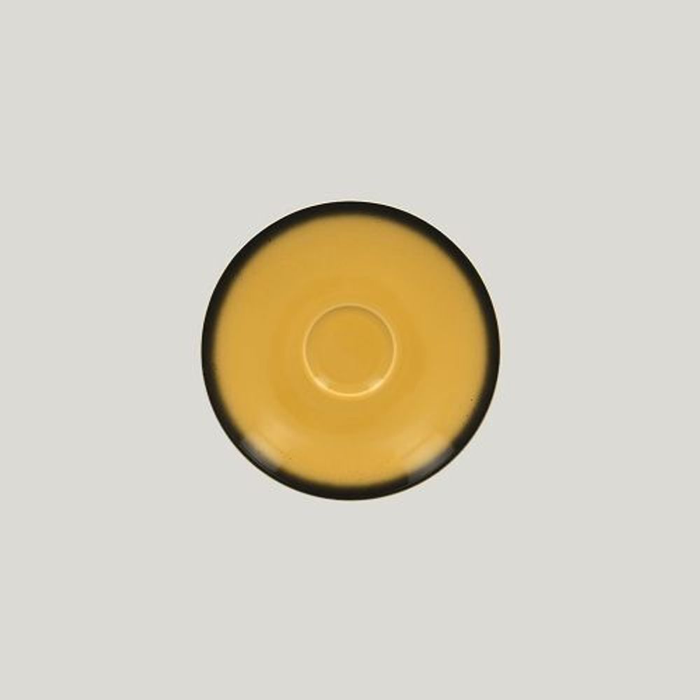 Блюдце RAK Porcelain LEA Yellow 15 см, для чашки 81223411 (желтый цвет)
