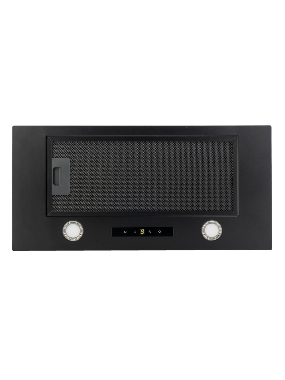 Вытяжка кухонная B-BOX-60GT, фасад окрашенный металл, цвет черный, управление сенсорное + жестами, D150мм (MACBI)