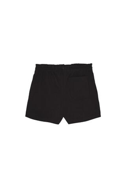 ZARA X BENITO ANTONIO ХЛОПКОВЫЕ ШОРТЫ С ЭЛАСТИЧНЫМ ПОЯСОМ, ЧЕРНЫЙ