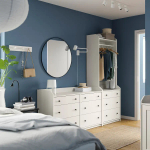 Комбинация для хранения - HAUGA IKEA/ ХАУГА  ИКЕА,208x199х46 см, белый