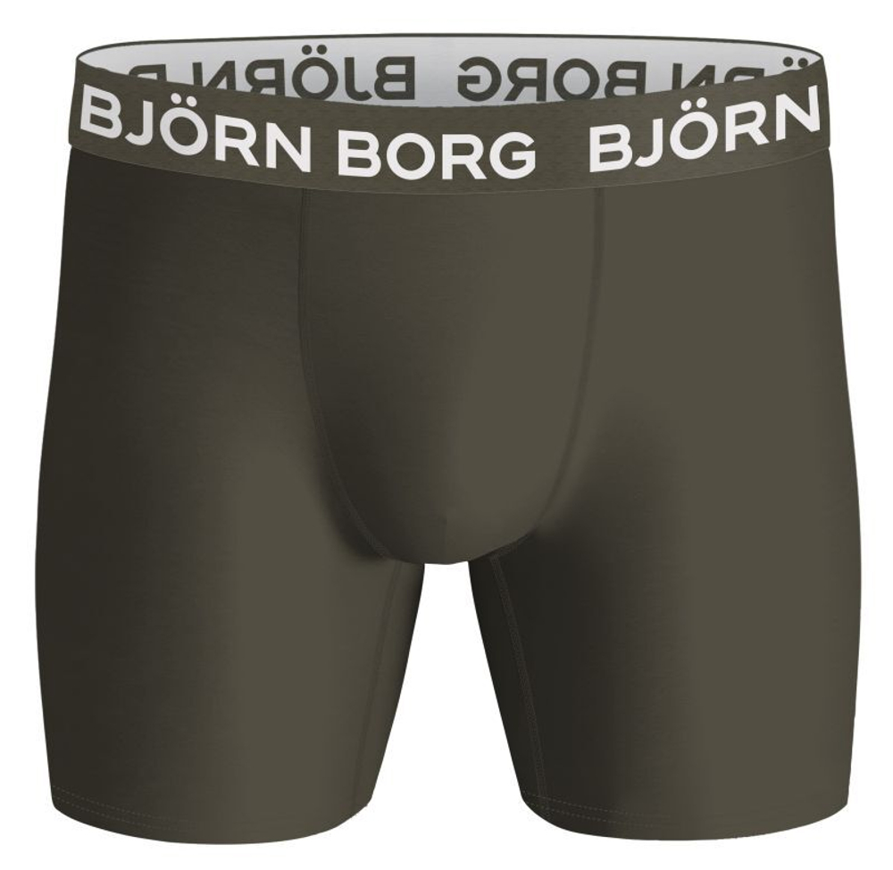 Мужские спортивные боксеры Björn Borg Performance Boxer 2P - зеленый