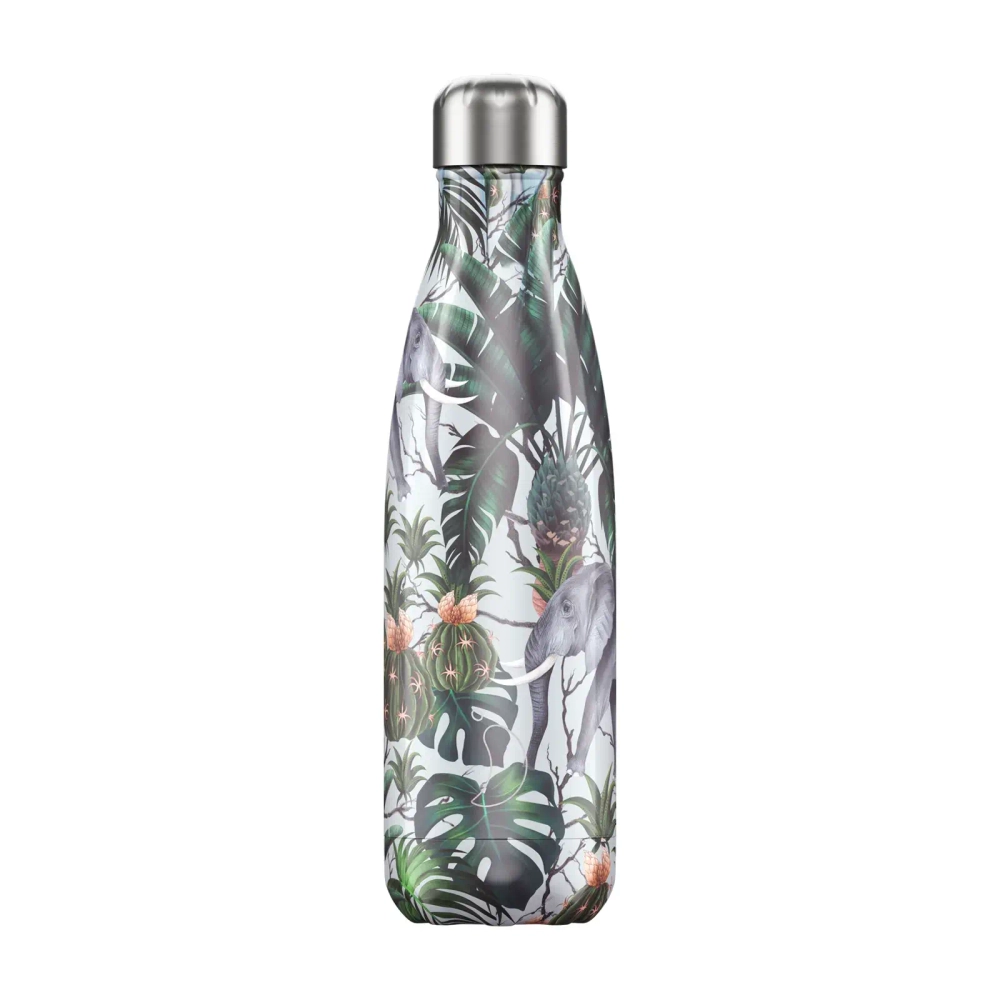 Chilly's Bottles Термобутылка Elephant 3D Tropical объемом 500 мл