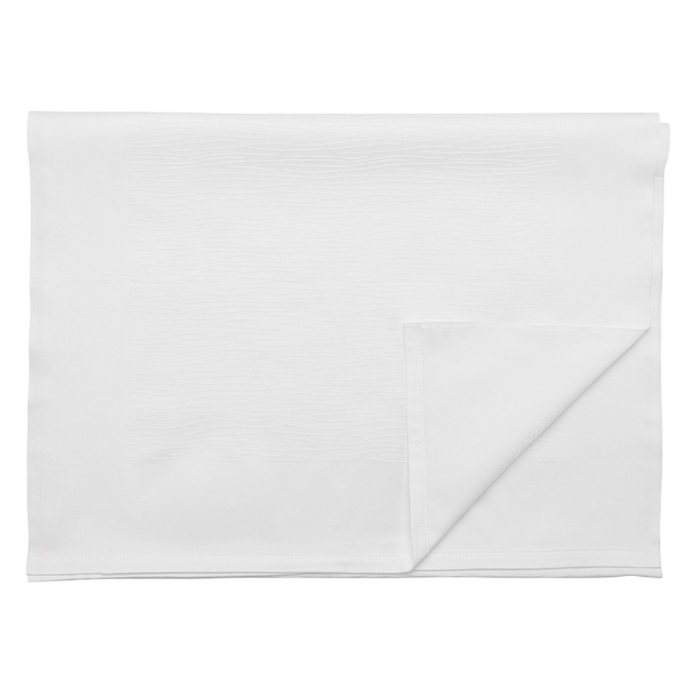 Дорожка на стол 53x150 Tkano Essential жаккардовая белая