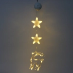 Фигура светодиодная «Олень» 11.5*17 см (батарейки 3 ААА), 1 реж, Теплый белый