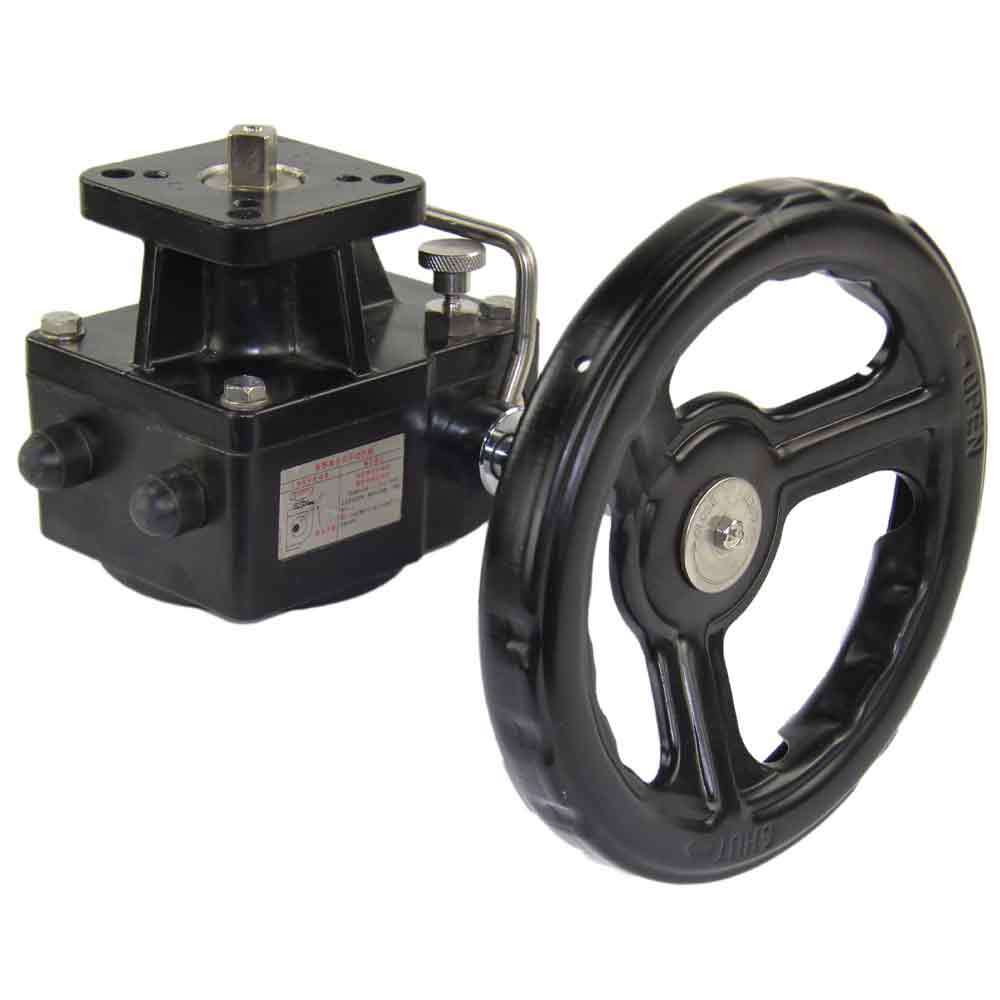 Quarter-turn gearbox Elephant HDM, body material - aluminium alloy