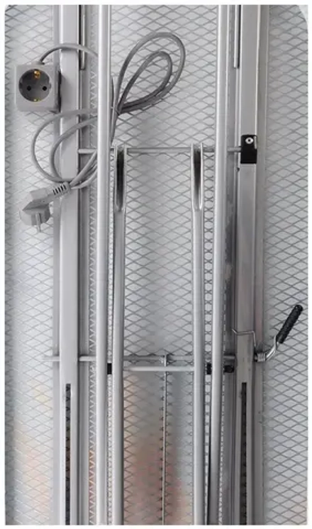 Доска гладильная "Домина серая" металл сетка,высота 70-90cm,пл.42x125  PERILLA