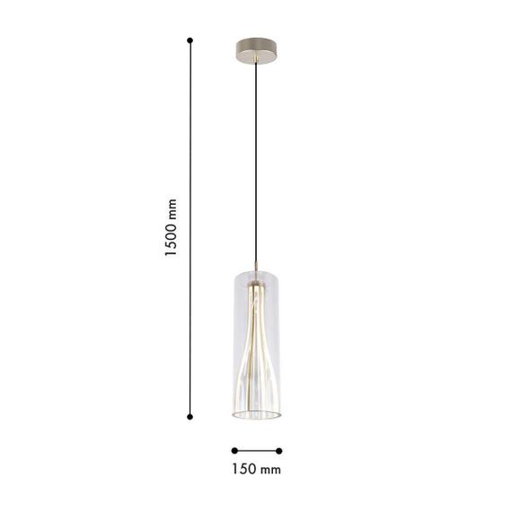 Подвесной светодиодный светильник Favourite Striata 4626-1P