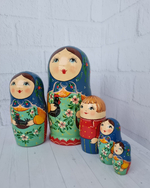 Матрешка "с курочкой" традиция 5мест