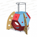 Игровой модуль для уличных спортивных площадок