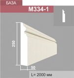 М334-1 база пилястры (50х250х2000мм), шт