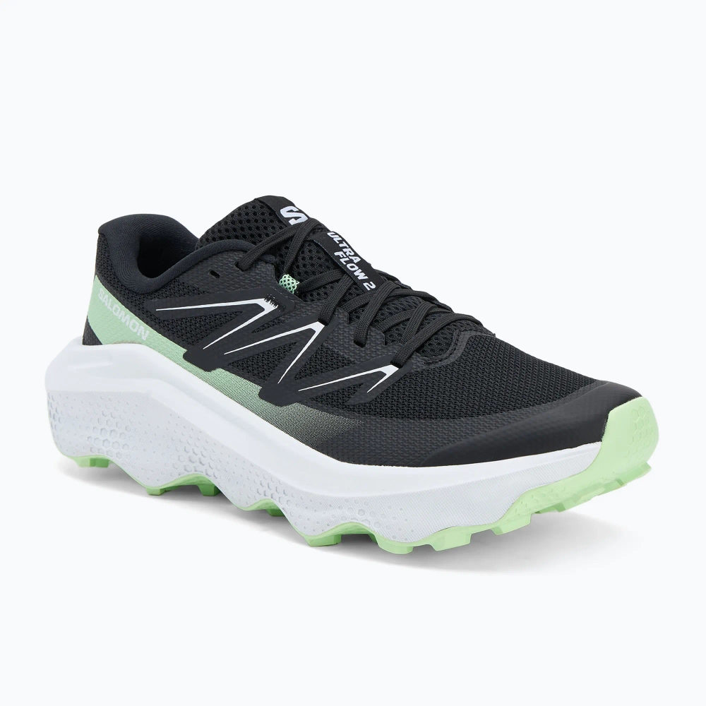 Кроссовки для бега Salomon Ultra Flow 2 black/white/patina green