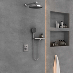 Душевой комплект Vincea Inspire VSFW-3I21T2RCH встраиваемый, термостатический, 2 режима, хром