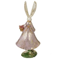 GAEM Фигурка декоративная "Зайчиха с зайчонком", L11,5 W9 H24,5 см