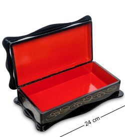 ШК-13/26-C Шкатулка в технике декупаж (прям. 23,5х12,5х5)