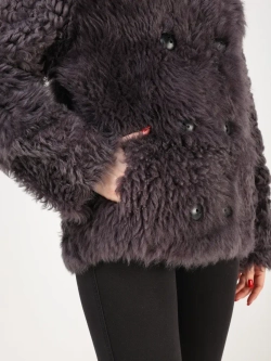 Дубленка зимняя шуба натуральная короткая