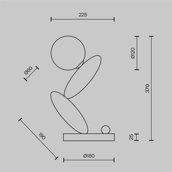 Настольная лампа Maytoni MOD482TL-L6C3K