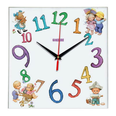 Детские настенные часы "Шалость" Декор для дома, подарок